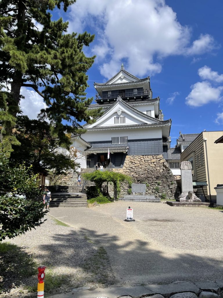 Schloss unter blauem Himmel